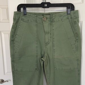 J Crew cargo green khaki pants